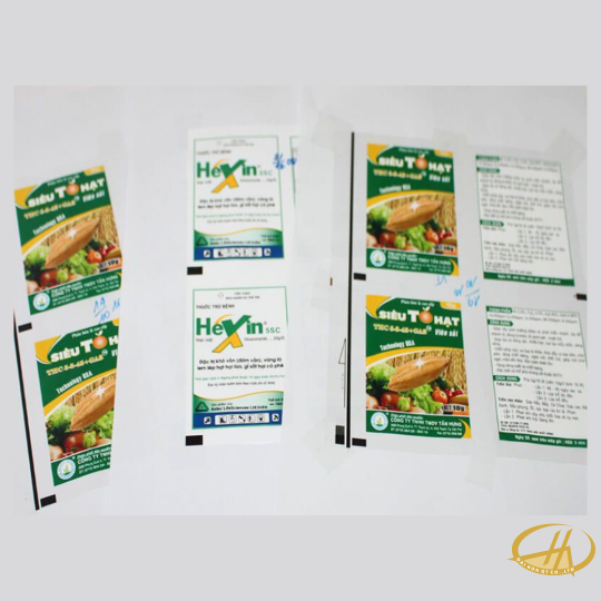 Bao bì thuốc bảo vệ thực vật dạng cuộn